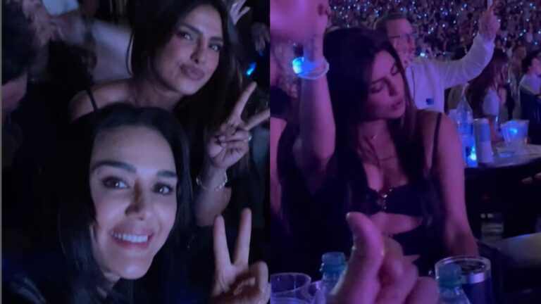 Priyanka Chopra and Preity Zinta Share Fun Moments at Jonas Brothers’ Concert