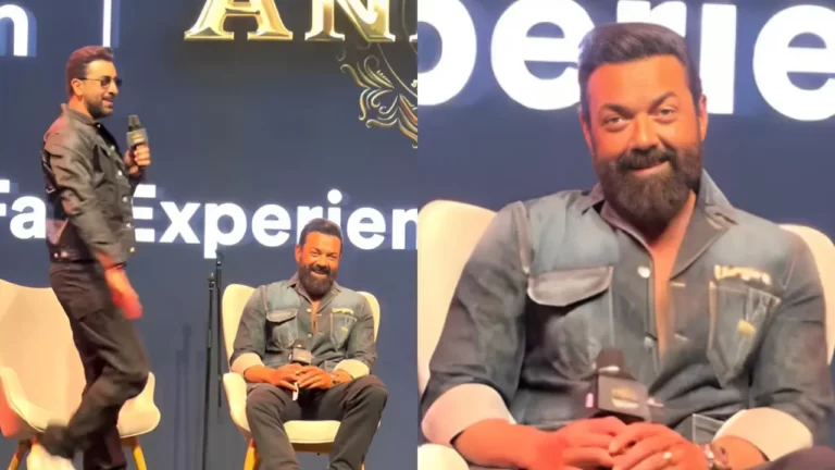 Ranbir Kapoor Leaves Bobby Deol in Laughter as He Recreates Iconic Dance Steps at “Animal” Event – Watch the Hilarious Moment